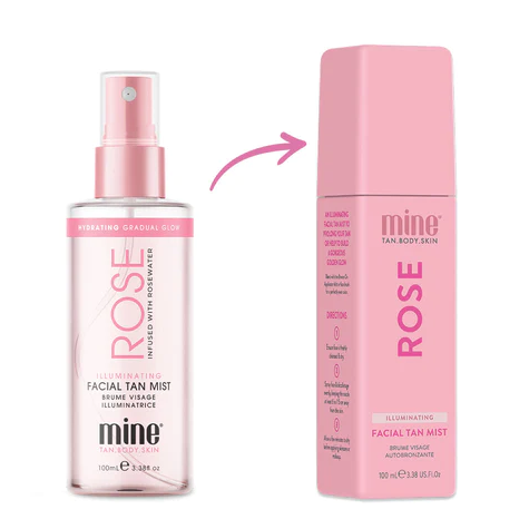 Minetan - Illuminating facial tan mist – Rosemist