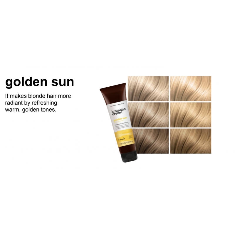 Nook - Kromatic cream - Farvebombe / color mask - Golden sun