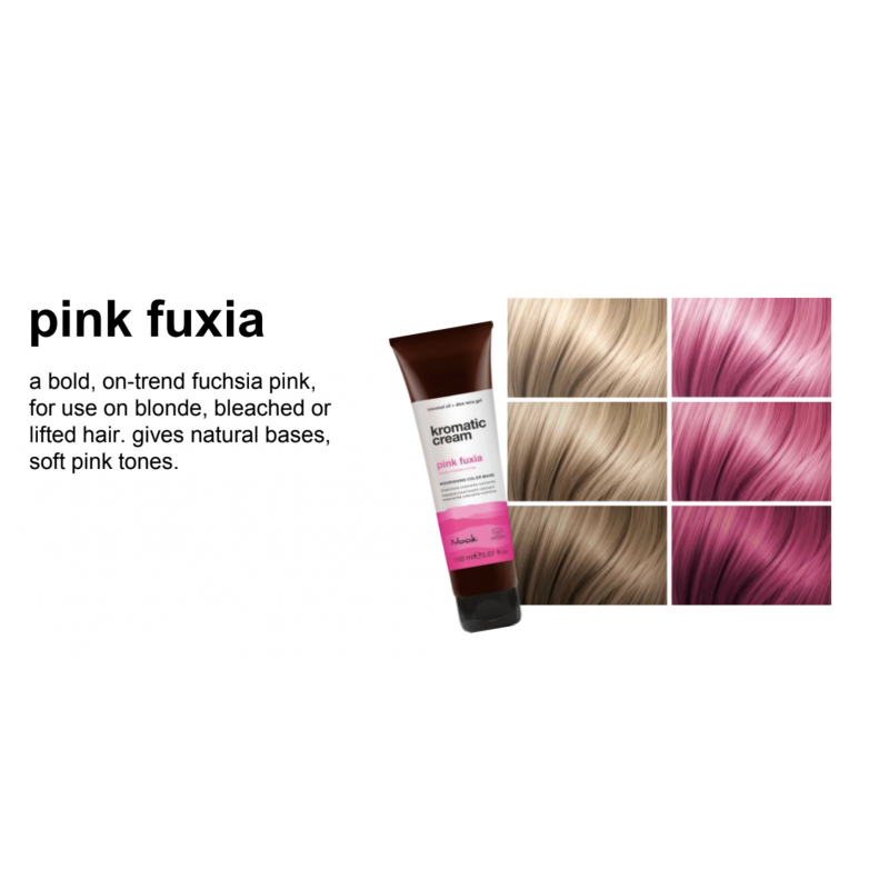 Nook - Kromatic cream - Farvebombe / color mask - Pink fuxia