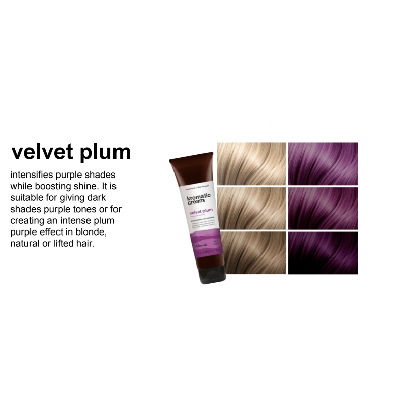 Nook - Kromatic cream - Farvebombe / color mask - Velvet plum