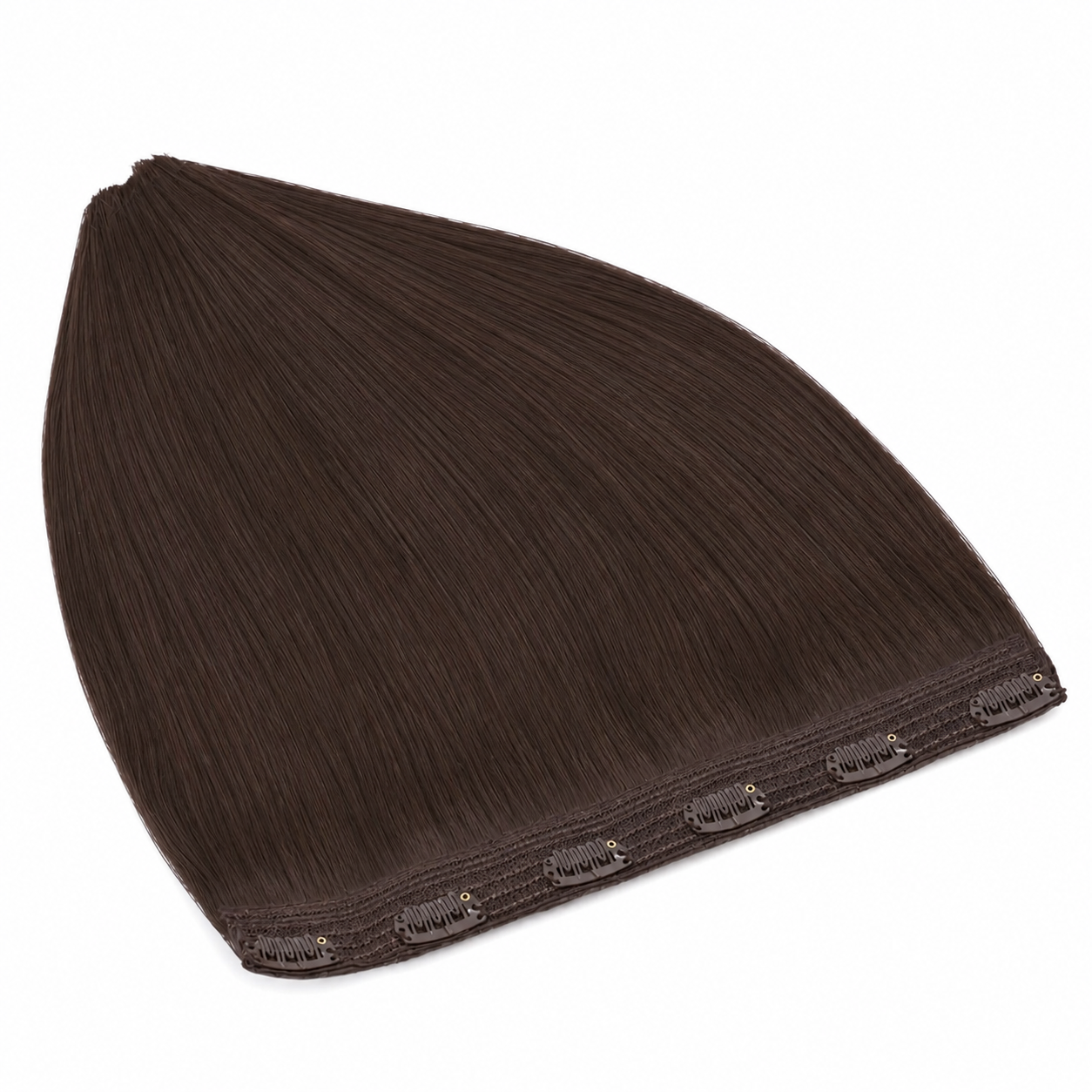 One piece clip in extensions - Dark brown 2#