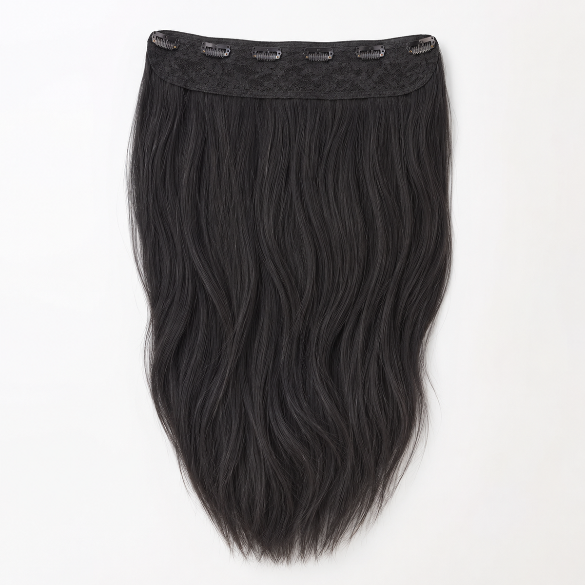Halo / One piece clip in extensions - Black 1#