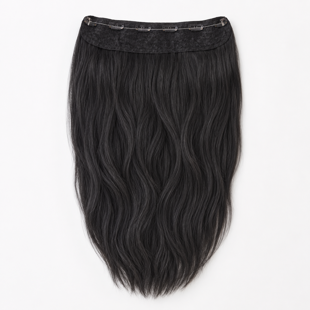 One piece clip in extensions - Black 1#