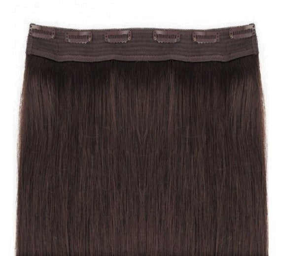 One piece clip in extensions - Dark brown 2#